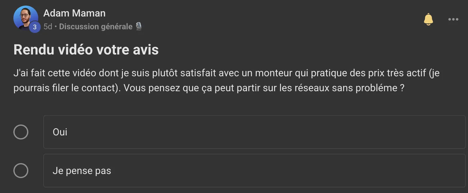 Capture d'écran conversation 4