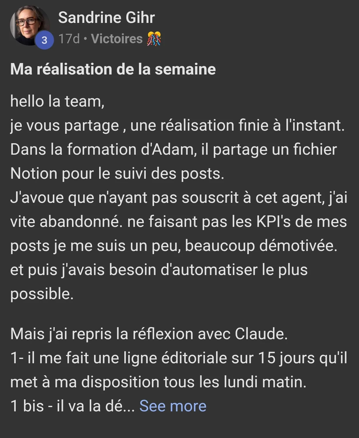 premier RDV décroché