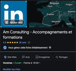 page google my business am consulting