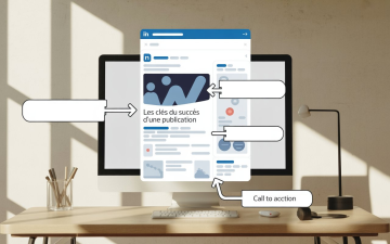 une image avec un post Linkedin