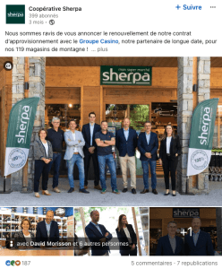 post linkedin sherpa